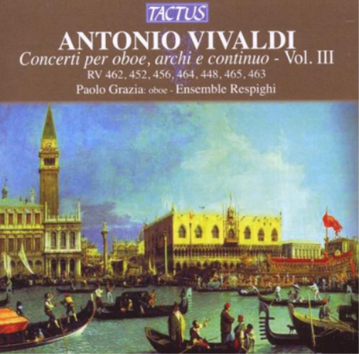 Antonio Vivaldi: Concerti Per Oboe, Archi E Continuo - Volume 3