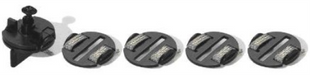Scalextric Guide Blades x 4, Braid Plates x 4 and Screw Pack