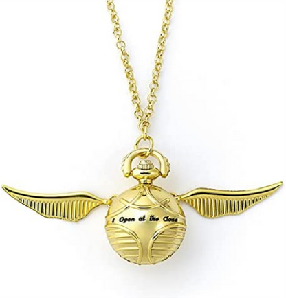 Carat winkel jurk horloge WNTP004, Golden Snitch Watch Necklace- WNTP004, Carat Shop Orologio elegante Donna WNTP004