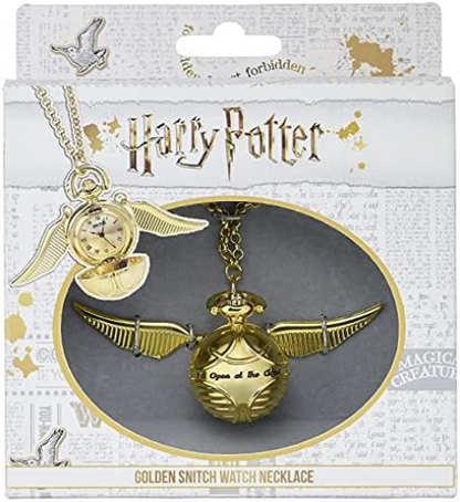 Carat winkel jurk horloge WNTP004, Golden Snitch Watch Necklace- WNTP004, Carat Shop Orologio elegante Donna WNTP004