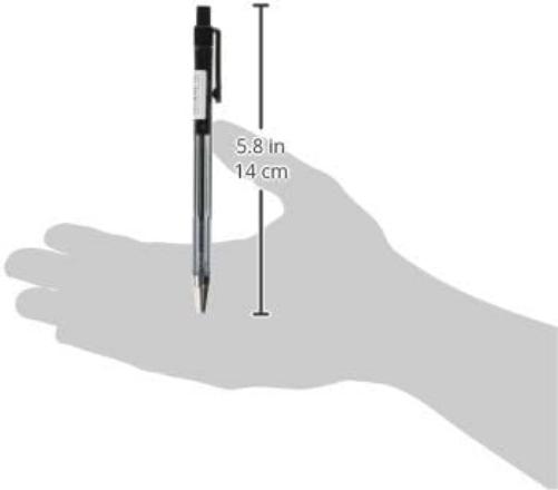 Pilot - 1625 - Penna a sfera a scatto BPS Matic nero punta 0 7 tratto 0 32 mm (conf.12