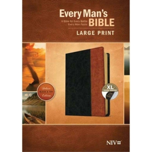 Every Man's Bible NIV, Large Print, Tutone