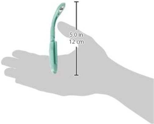 IF Really Tiny Book Light (Mint) – Compact Reading Lights for Books in Bed – Flexible Book Light Clip On – A Great Book Lamp with Batteries Included Mint One Size