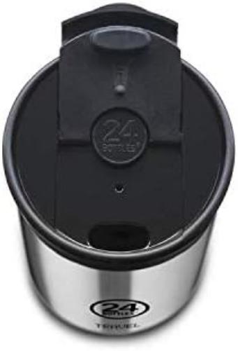 24 Bottles - Travel Tumbler 0,35 L - Black Marble (24B610)