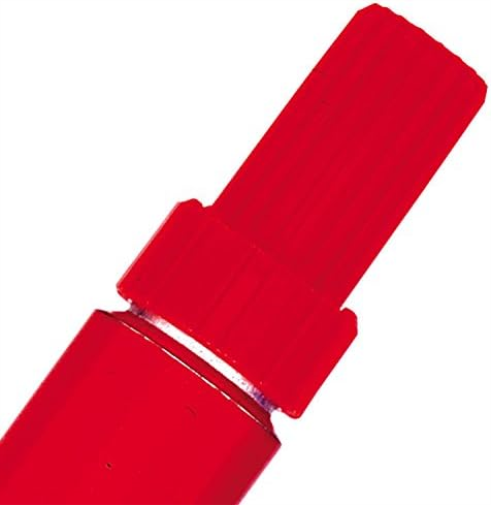 Pentel N50 Permanent Marker Bullet Tip 1.5-2mm Line Red Ref N50-B