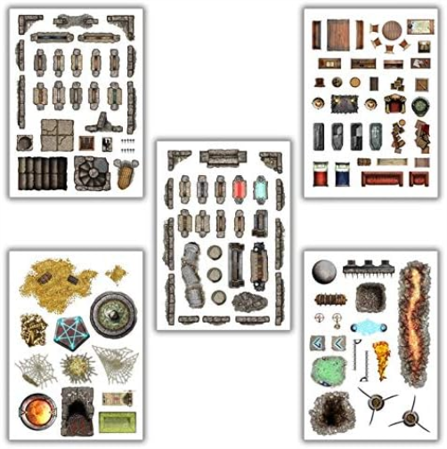 Add-On Scenery for RPG Battle Maps - Dungeon Decorations