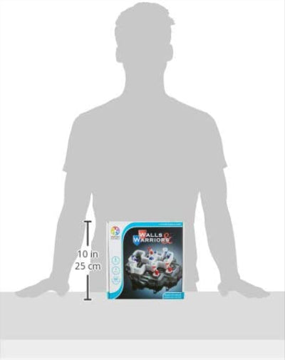 Smart Games - Walls & Warriors, Puzzle Game with 80 Challenges, 8+ Years