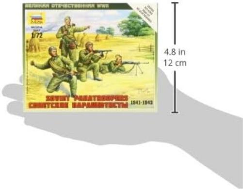 Zvezda 1/72 Soviet Paratroops