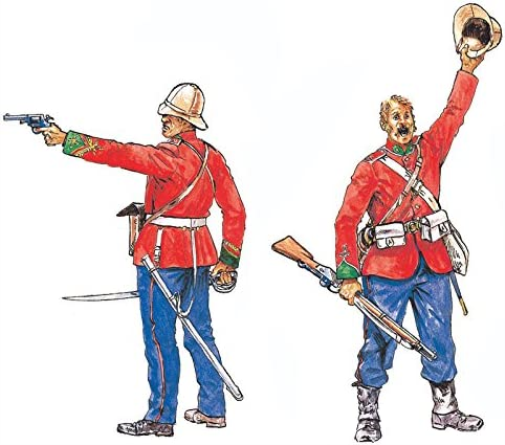Italeri 510006050 1: 72 Zulu War British Infantry