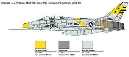 Italeri - F-100f Super Sabre 1:72