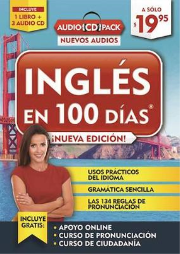 Inglés en 100 días - Curso de Inglés - Audio Pack (Libro + 3 CD's Audio) / English in 100 Days Audio Pack