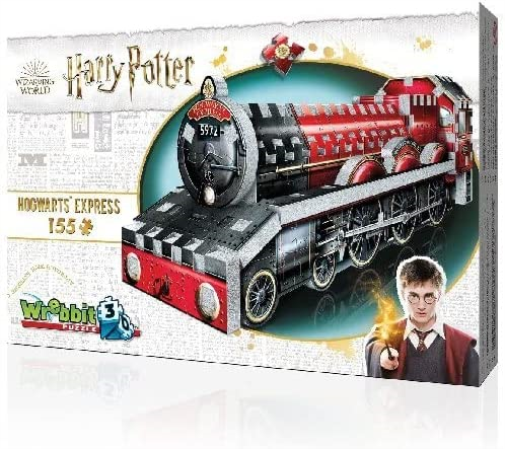 Wrebbit3D | Harry Potter: Mini Hogwarts Express (155pc) | 3D Puzzle | Ages 12+