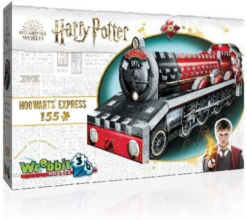 Wrebbit3D | Harry Potter: Mini Hogwarts Express (155pc) | 3D Puzzle | Ages 12+