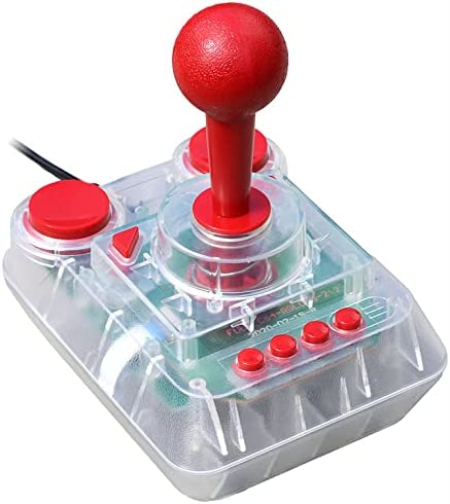 The C64 Micro Switch Joystick - Clear (Electronic Games