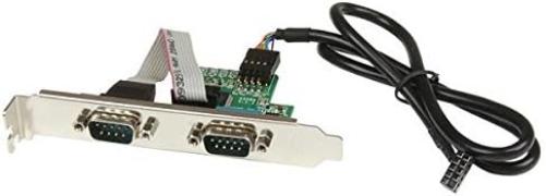 StarTech.com Motherboard Serial Port - Internal - 2 Port - Bus Powered - FTDI USB to Serial Adapter - USB to RS232 Adapter (ICUSB232INT2)