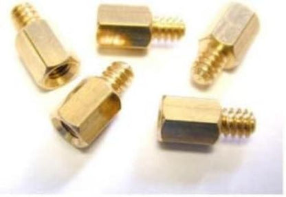50Pk Metal Jack Screw Standoff