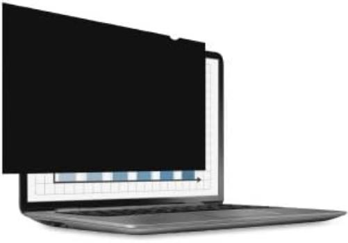 Fellowes PrivaScreen Anti Glare Black Privacy Filter & Screen Protector For Laptop, 13.3" Inches 16:9 Widescreen - Easy Attach & Removal With Quick Reveal Tabs