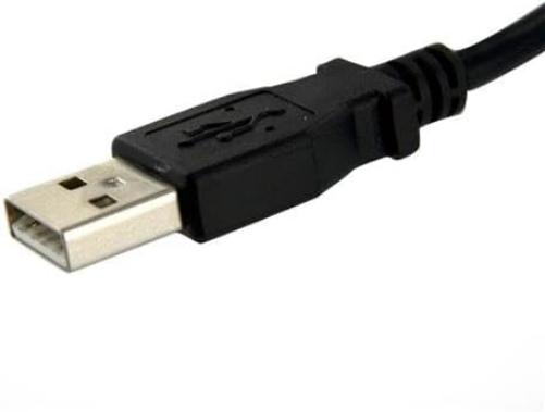 StarTech.com USBPNLAFAM2 2 ft Panel Mount USB Cable A to A F/M, Panel Mount USB Extension USB A-Female to A-Male Adapter Cable 2ft, USB-A (F) Port,Black