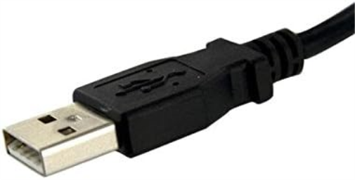 StarTech.com USBPNLAFAM2 2 ft Panel Mount USB Cable A to A F/M, Panel Mount USB Extension USB A-Female to A-Male Adapter Cable 2ft, USB-A (F) Port,Black