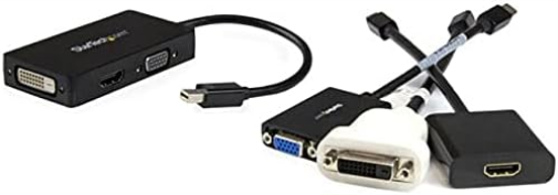 StarTech.com 3 in 1 Mini DisplayPort Adapter - 1080p - Mini DP / Thunderbolt to HDMI / VGA / DVI Splitter for Your Monitor (MDP2VGDVHD