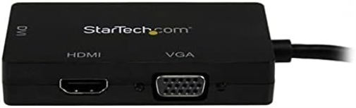 StarTech.com 3 in 1 Mini DisplayPort Adapter - 1080p - Mini DP / Thunderbolt to HDMI / VGA / DVI Splitter for Your Monitor (MDP2VGDVHD
