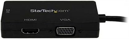 StarTech.com 3 in 1 Mini DisplayPort Adapter - 1080p - Mini DP / Thunderbolt to HDMI / VGA / DVI Splitter for Your Monitor (MDP2VGDVHD