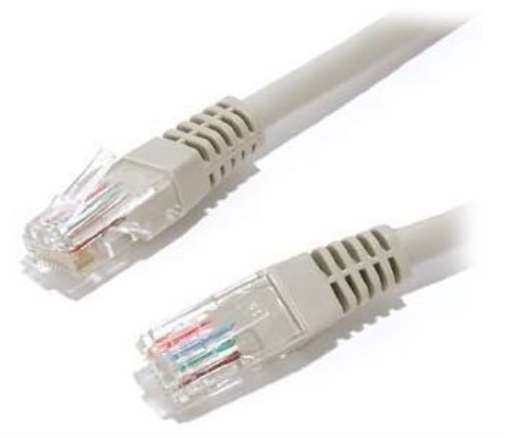 1m Cat 5e Grey RJ45 Network Cable