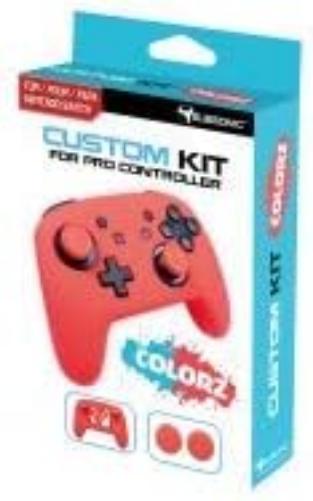 Subsonic SA5489-2 Silikon Schutzhülle für Nintendo Switch Pro Controller rot