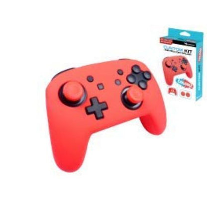 Subsonic SA5489-2 Silikon Schutzhülle für Nintendo Switch Pro Controller rot