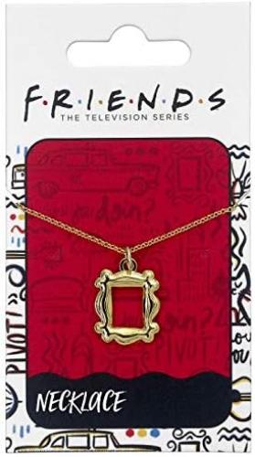 The Carat Shop FTN0005 Friends TV Series Gold Plated SPIONCINO Pendant Necklace with Adjustable Chain