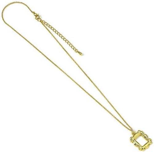 The Carat Shop FTN0005 Friends TV Series Gold Plated SPIONCINO Pendant Necklace with Adjustable Chain