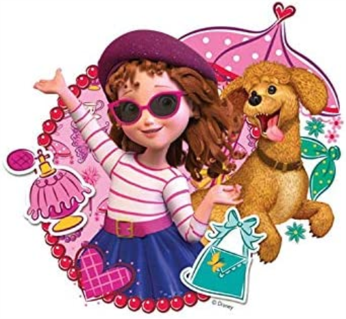 Jumbo 19761 Disney Fancy Nancy-4 in 1 Shaped Puzzles