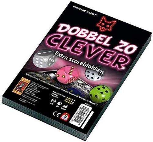 Unbekannt 999 Games spel Dobbel zo Clever Scoreblok
