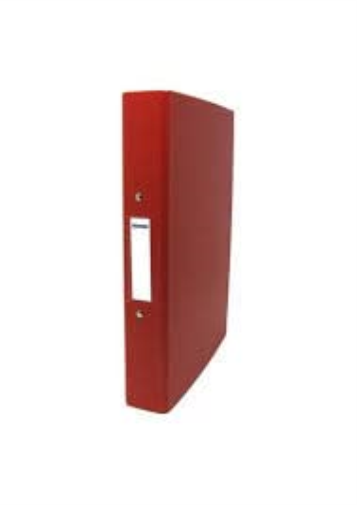 ValueX Ring Binder Polypropylene 2 O-Ring A4 19mm Rings Red - 55248DENT