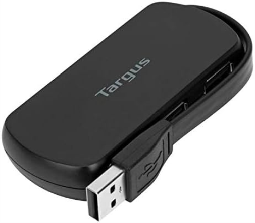 Targus 4-Port USB Desktop Hub, Black (ACH114EU