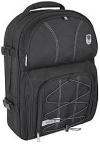 3711V2 14"-15.6" Black Backpack