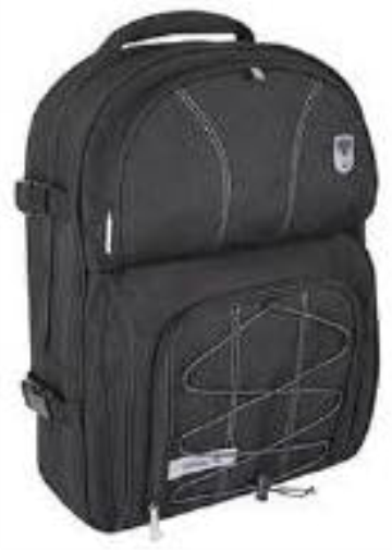 3711V2 14"-15.6" Black Backpack