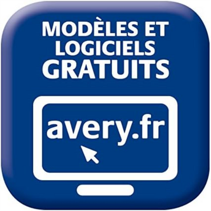 Avery L7651Y-25 Mini Etichette Fluorescenti, 65 Pezzi per Foglio, 25 Fogli, 38.1 x 21.2, Giallo
