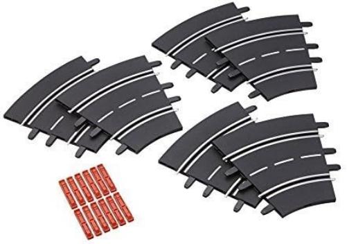Carrera 20577 racetracks 20020577 Curves 1/30 ° (6) Slot Car Track Accessory, Multicolor, 43.61 x 24 x 3 cm