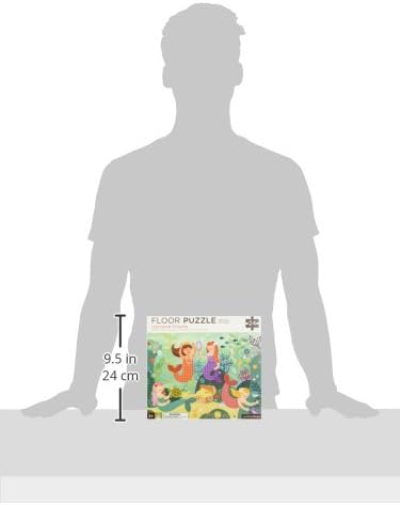 Petit Collage Floor Puzzle | Mermaid Friends