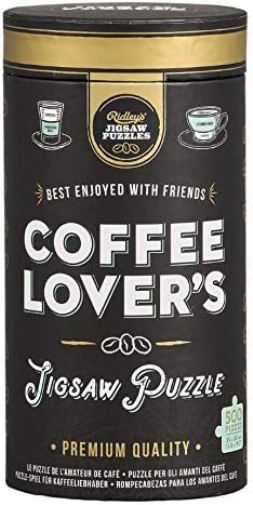 Ridley's Games- Coffee Lover's Jigsaw JIG045 Puzzle pour Amateur de café 500 pièces Multicolore