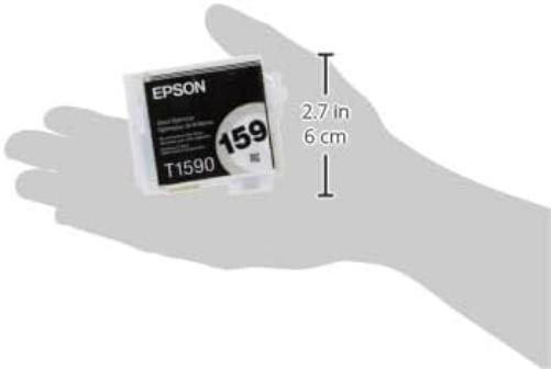 Epson T1590 Gloss Optimiser, Ink Optimiser Cartridge, Multi-coloured, Genuine