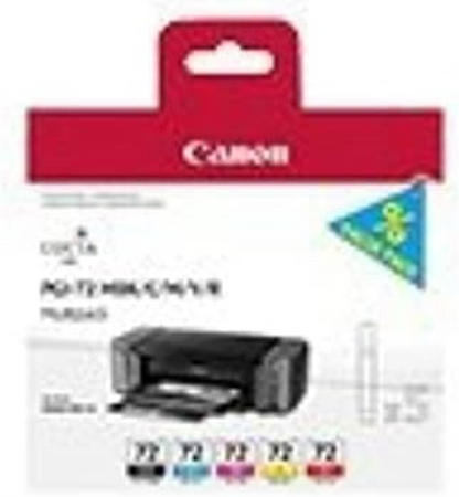 Canon PGI-72 Matte Black Cyan Magenta Yellow Red Ink Cartridge Combo Pack - 6402B009