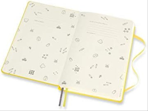 Moleskine Passion Journal, Baby, Hard Cover, Large (5" x 8.25") Yellow, 400 Pages