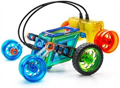 GeoSmart - Flip Bot, Magnetic Construction Set with Wireless Remote Control, 30 Pieces, 5+ Years