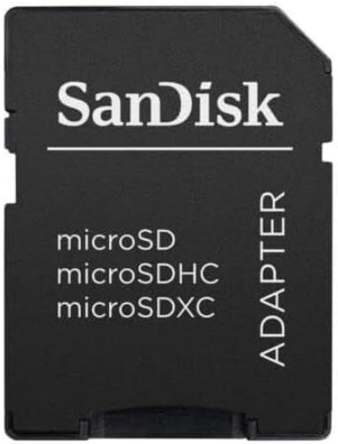SanDisk Ultra microSDXC 64GB, up to 100MB/s, Class 10, UHS-I, Full HD video White/Grey