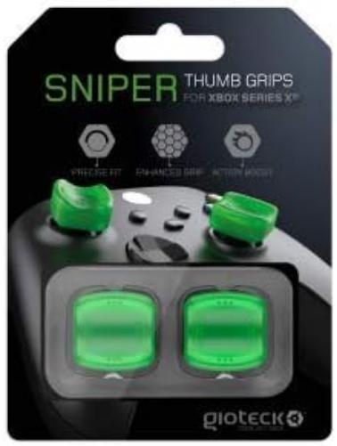 Xbox Series X - Gioteck Sniper Thumb Grips (Translucent Green)