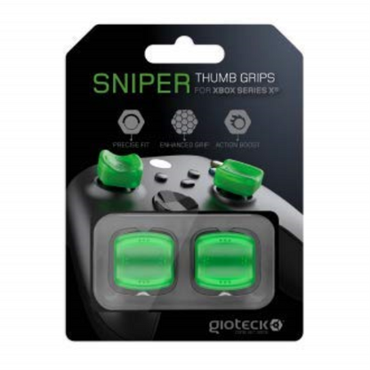 Xbox Series X - Gioteck Sniper Thumb Grips (Translucent Green)