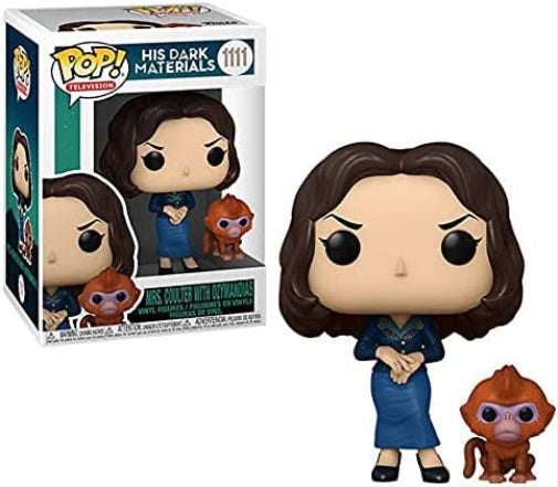 Funko Pop!&Buddy: His Dark Materials-Mrs. Coulter with Daemon Pop! Vinyl - Figura de Vinilo Coleccionable - Idea de Regalo- Mercancia Oficial - Juguetes para Niños y Adultos - TV Fans