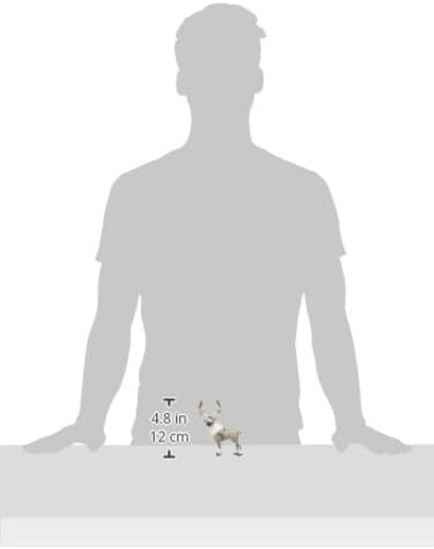 Bullyland 13514 Disney Frozen Walt 2, Sven, Approx. 12 cm Tall, lovingly Hand-Painted Figurine, PVC for Boys and Girls for Imaginative Play, Multicoloured